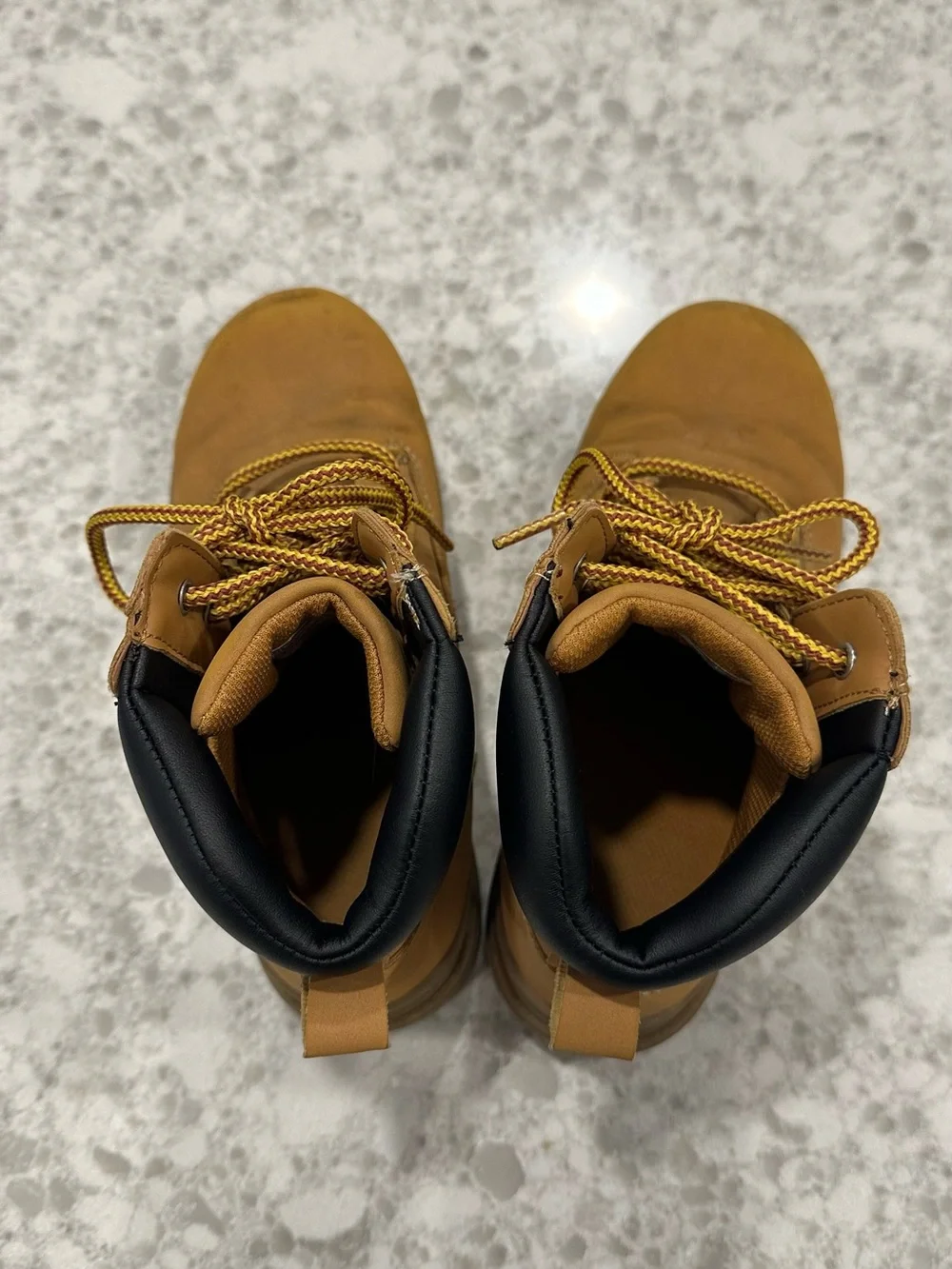KIDS SIZE 4 Tan Work Boots